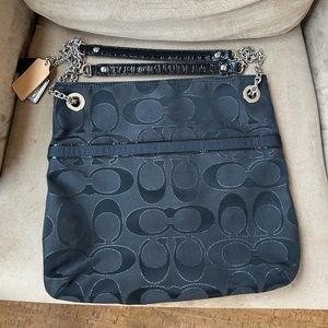 Coach Crossbody Convertible Shoulder Bag Black